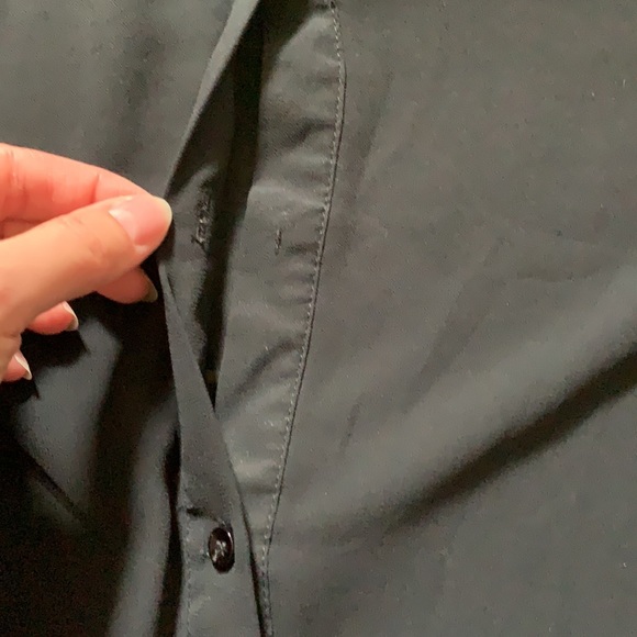 💚2/$12 or 3/$15💚 Lace Collar Black Blouse - Picture 9 of 10